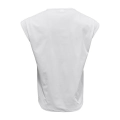 S-3XL Solid Color Thin Sleeveless T-shirt Vest