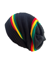 Hip-hop Striped Warm Knit Hat For Men And Women