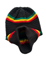 Hip-hop Striped Warm Knit Hat For Men And Women