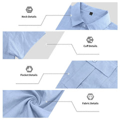 S-3XL Solid Color Lapel Shirt Multi-pocket Short Sleeve Shorts Set