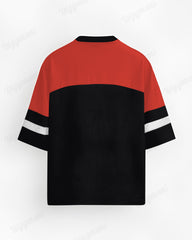 Big & Tall Men's Striped Gradient Christian Tennis Jersey Under His Wings