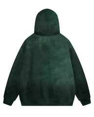 Men's Big and Tall Casual Hip Hop Green Lion Hoodie Two Piece Set