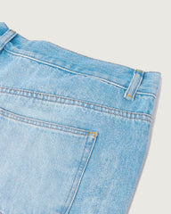 Plus Size Men's Daily Casual All-match Washing Water Pure Blue Denim Jeans