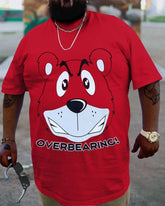 Plus Size Red Overbearing T-Shirt