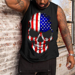 Plus Size Men's Print Tank Top