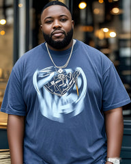 3D Visual Misprint Top T-Shirt For Big Shops