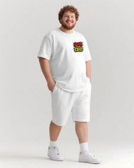 BORN TO BE CEO Slogan T-shirt Set