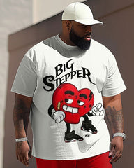 Street Casual Love Letter Print Men's Large Suit