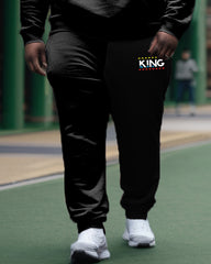 Men's Plus Geometric King Tech Hoodie Set