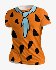 Men's Big and Tall Fred Flintstone Tie T-shirt and Pants Two-Piece Set