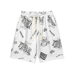 Plus Size Sports Street  Style Shorts