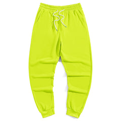 Men's Plus Size Solid Color Drawstring Waist Sweatpants