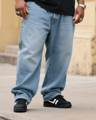 Big & Tall Men's JESUS Love You T-shirt Denim Pants Suit