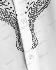 Men's Big and Tall Western Cowboy Long Sleeve Shirt