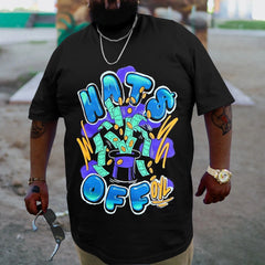 Plus Size Black Hats Off T-Shirt
