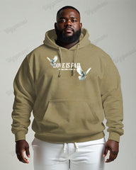 Print Front And Back Skull Oversized Cotton Hoodie