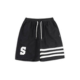 Plus Size Athletic Street Style Shorts