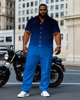 Black & Blue Gradient Casual