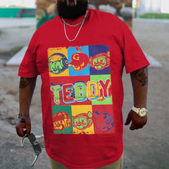 Plus Size Red Teddy T-Shirt