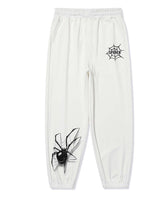 Plus Size Men's Summer Thin Spider Print Trousers