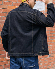 Men's Plus Size Daily Casual Wash Water Denim Jacket Coat