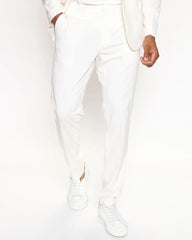 Big & Tall Men's Daily Business Solid Color Trousers