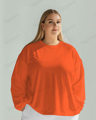 Women's Solid Color Long Sleeve T-shirt