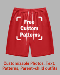 Custom Plus Size Shorts (You Can Upload Pictures, Text, Logo, Etc. To Customize Your Interesting Shorts)