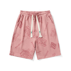 Plus Size Sports Street  Style Shorts