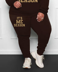 Women's It's Me Season Plus Size Hoodie Suit