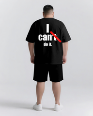 Can't=Courage Allows Now Today 2-Piece T-shirt Set