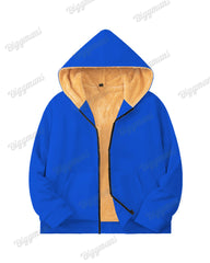 Men's Big & Tall Solid Color Fleece Zipper Cardigan Hoodie