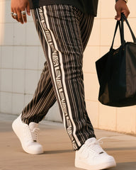 Big Boy Street Fashion Retro Printed Short Sleeve Trousers Suit