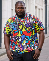 Big People's Abstract Colorblock Top T-Shirt