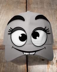 Funny Smiley Face Outdoor Casual Duckbill Cap