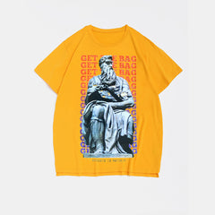 Plus Size Yellow Get The Bag T-Shirt