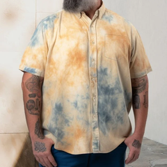 Plus Size Men's Casual Resort Shirt
