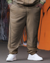 Funny Sloth Men's Plus Size Cosplay Hoodie Two-Piece Set