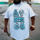 Plus Size White Money Moves T-Shirt