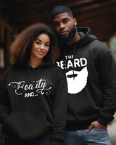 Couples Plus Size Plus Size Simple Casual Retro Beauty And Long-Sleeved Sweatshirt