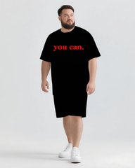 Believe You Can and You're Halfway There T-shirt 2-Piece Set