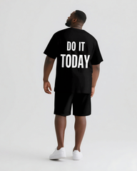 Tomorrow Is Never Guaranteed Do It Today T-shirt 2-Piece Set