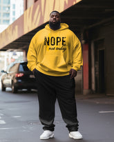 Men's Big & Tall Nope Not Today Two Piece Sweatshirt