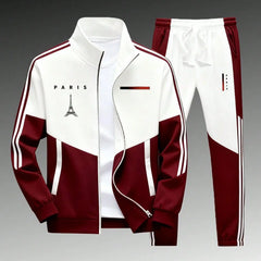 Men's Athletic Set Casual Sports Jacket and Jogging Pants