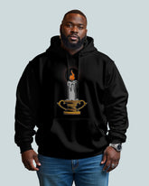 Hope's Candle Oversized Cotton Hoodie