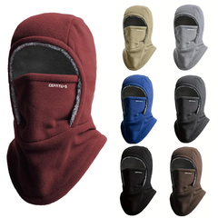 Autumn/Winter Outdoor Thermal Hat/Head Cover/All-in-One Hat with Face Mask, Outdoor Thermal Pullover Hat