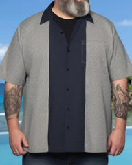 Plus Size Men's Casual Resort Shirt