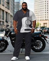 Gray Guitar Large Print