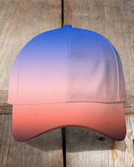 Simple Sunset Style Gradient Effect Casual Baseball Cap