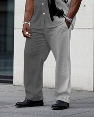 Gray & White Gradient Hand Brush Brush Art